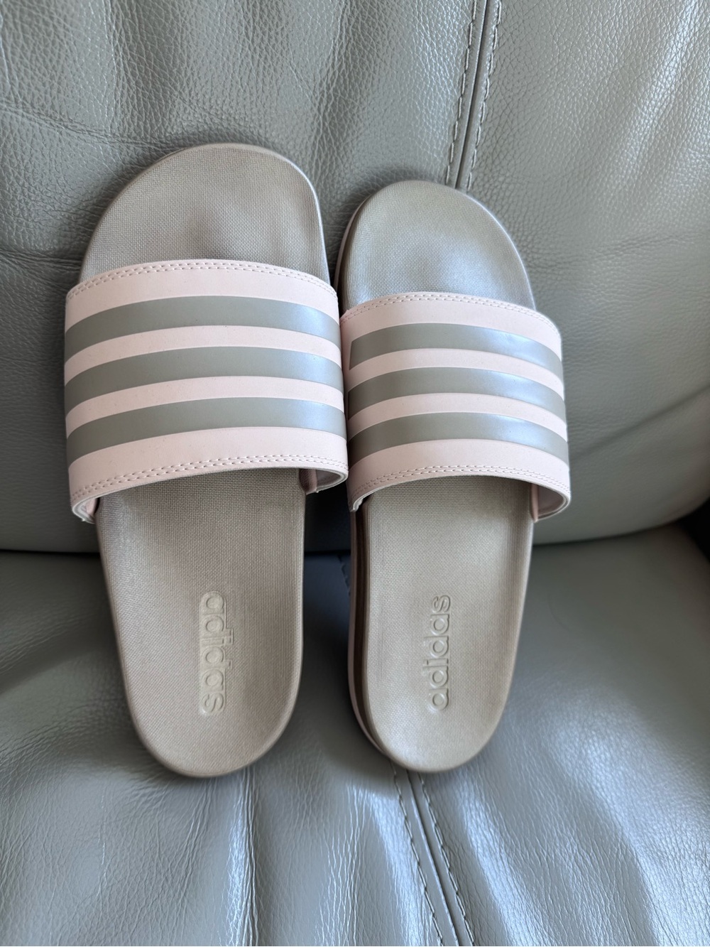 Adidas Comfort Slide 'Wonder Quartz Champagne Metallic'
